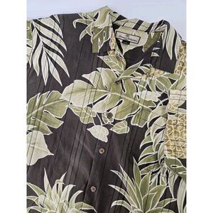 Tommy Bahama Men's Silk Hawaiian‎ Pineapple Shirt Large